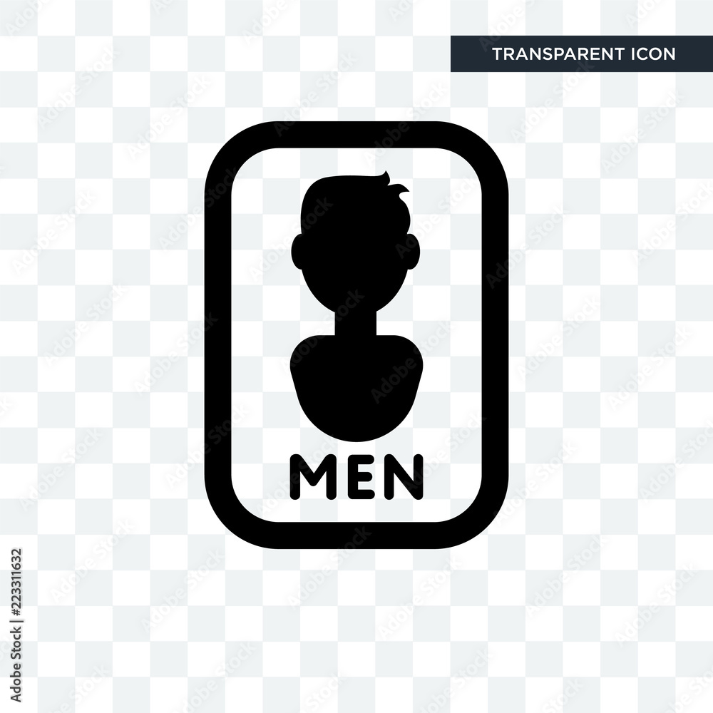 Man Bathroom Vector