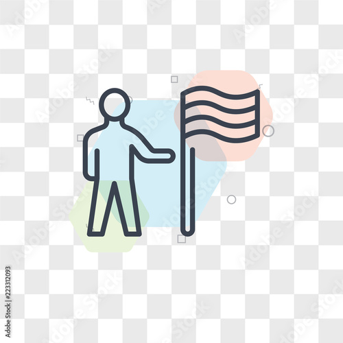 Goals vector icon isolated on transparent background, Goals logo design