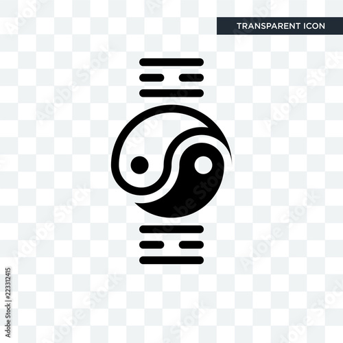 qigong vector icon isolated on transparent background, qigong logo design