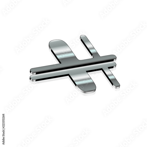 Buchstabe H gleich 2
