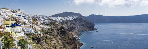 Panorama of the coast of Santorini © andrey_iv