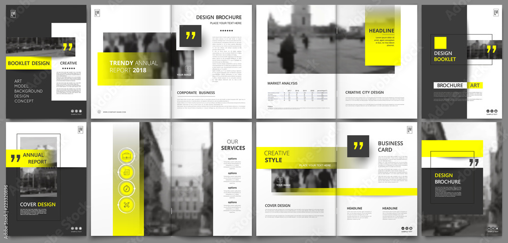 Abstract patch brochure cover design. Gray info data banner frame. Techno title sheet model set. Modern vector front page art. Urban city blurb texture. Yellow citation figure icon. Ad flyer text. Abstract patch brochure cover design. Gray info data banner frame. Techno title sheet model set. Modern vector front page art. Urban city blurb texture. Yellow citation figure icon. Ad flyer text.