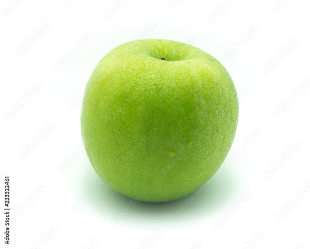 Green apple isolated on white background. Green apple isolated on white background.