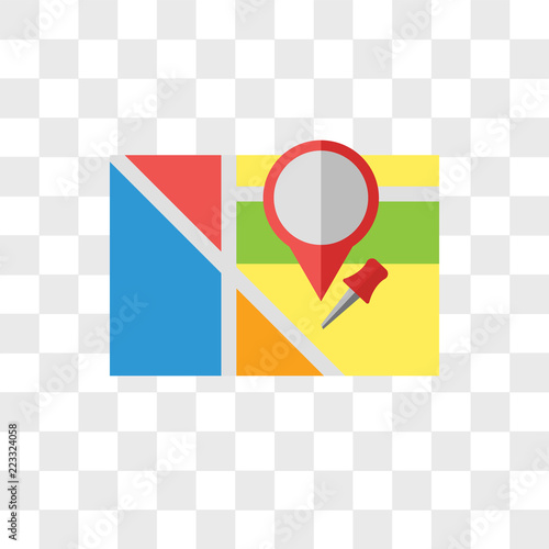 Free Download Street map vector icon isolated on transparent background, Street map logo design - GFXLoad