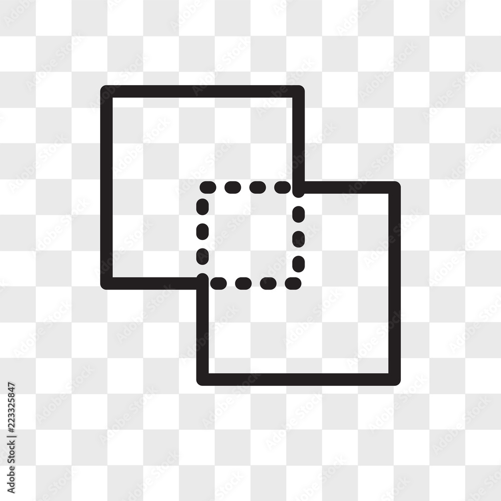 Exclude vector icon isolated on transparent background, Exclude logo design Exclude vector icon isolated on transparent background, Exclude logo design