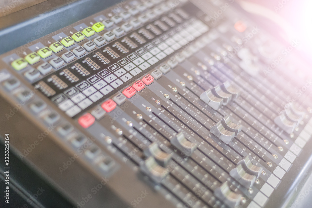 Mixing Console , Sound mixer control, Mixing Console , Sound mixer control,