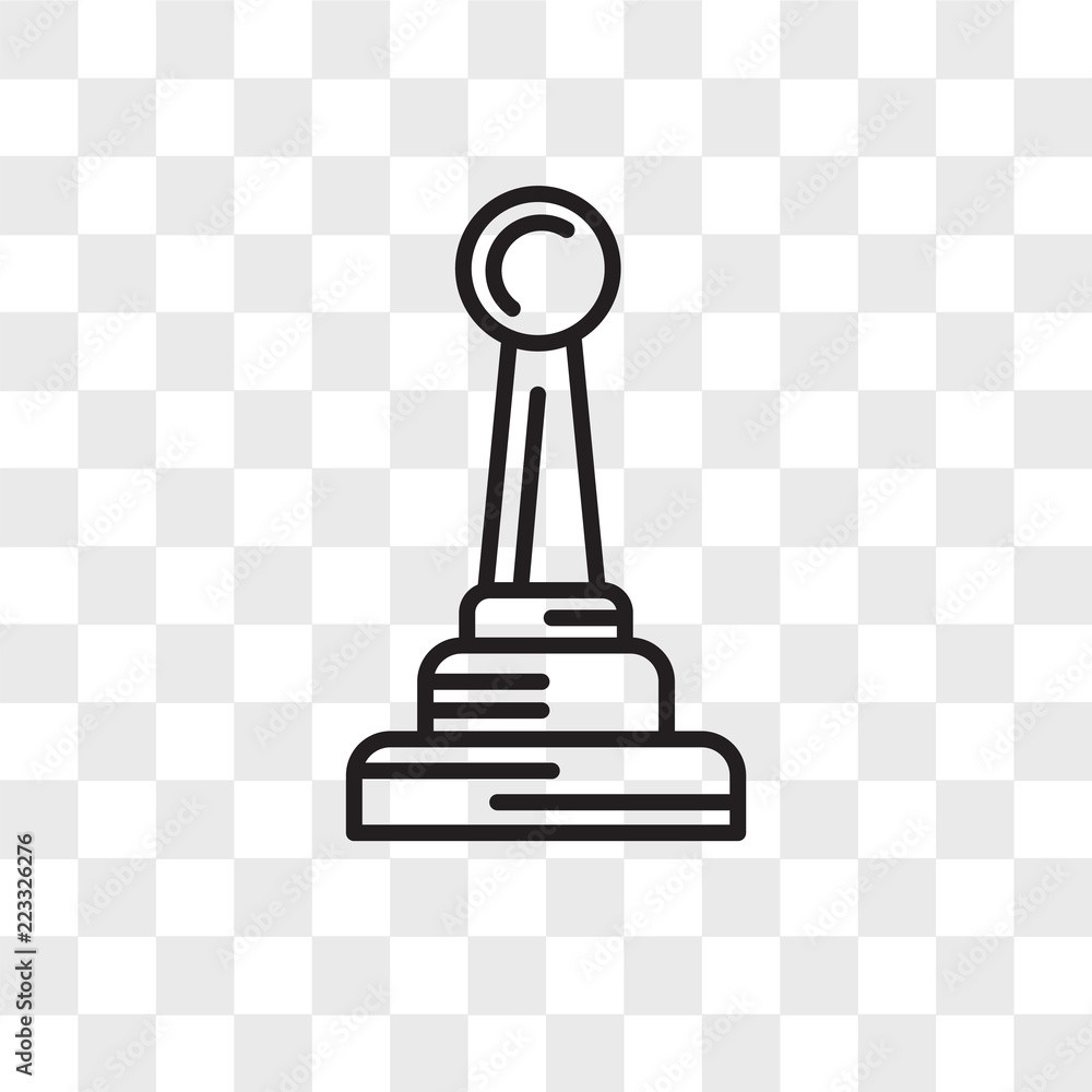 Gearstick vector icon isolated on transparent background, Gearstick logo design Gearstick vector icon isolated on transparent background, Gearstick logo design