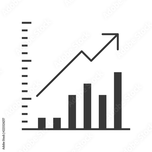 data report icon, business statistic concept