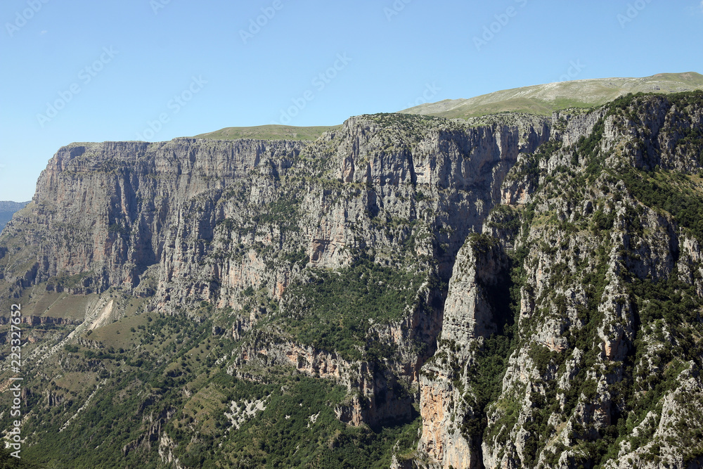 Vikos gorge landscape Greece