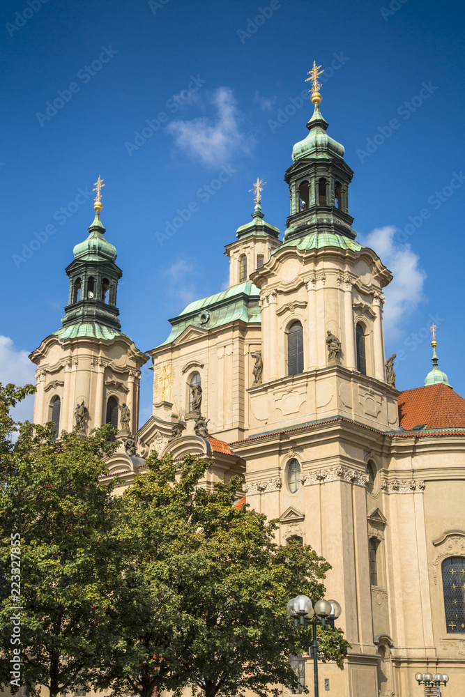 Church St. Nicolas in Prague, Czech Republic.