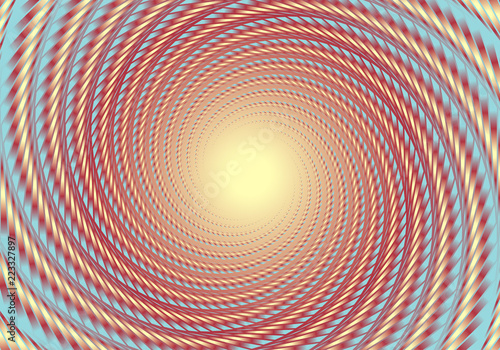 multicolor shades vortex with gleaming open center