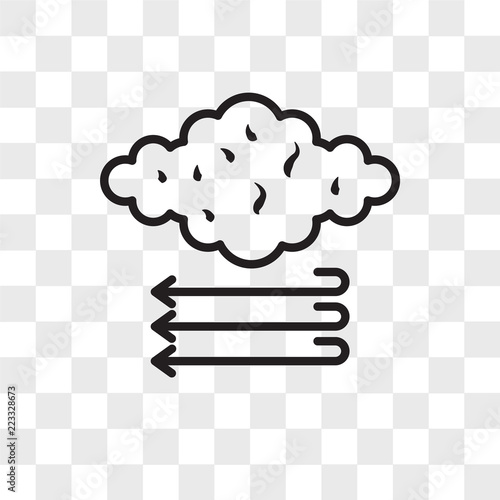 Pressure vector icon isolated on transparent background, Pressure logo design