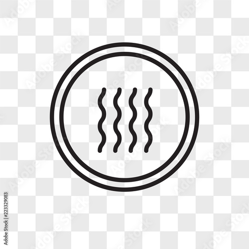 Dry vector icon isolated on transparent background, Dry logo design