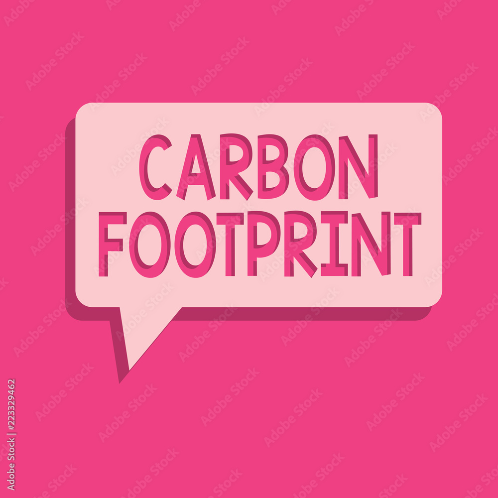 Word writing text Carbon Footprint. Business concept for amount of dioxide released atmosphere result of activities. Word writing text Carbon Footprint. Business concept for amount of dioxide released atmosphere result of activities.