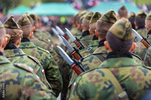 Polish soldiers, Army parade 