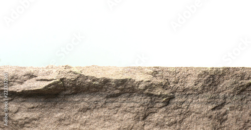 Rock Front Sandstone texture of blurred white background  with copy space for your text..