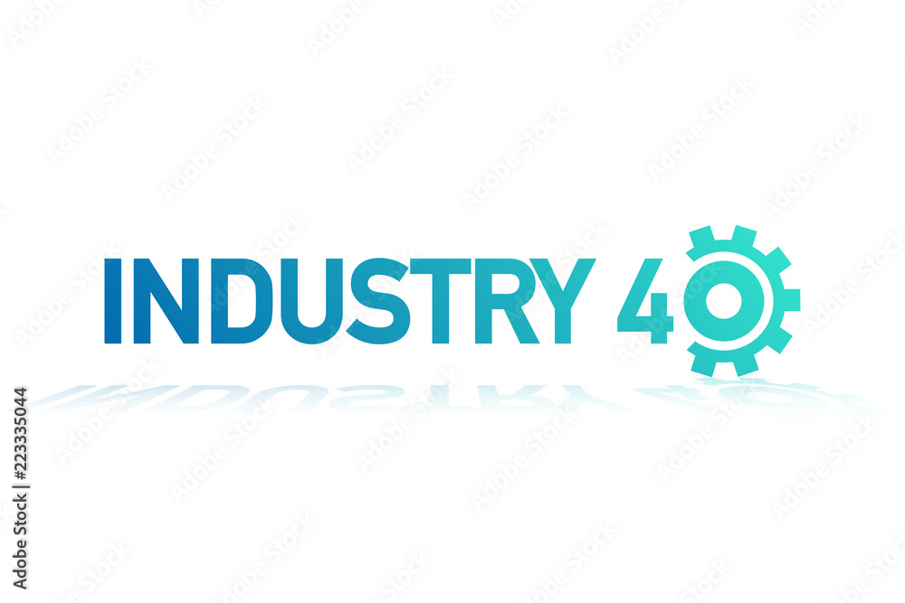 Industry 4.0. Badge, icon, logo vector design Industry 4.0. Badge, icon, logo vector design