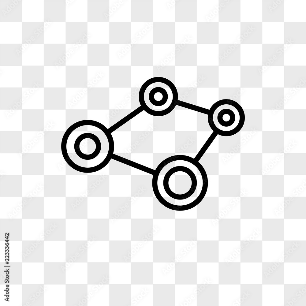 Connection vector icon isolated on transparent background, Connection ...