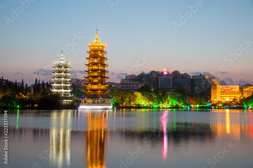 asia city by night
