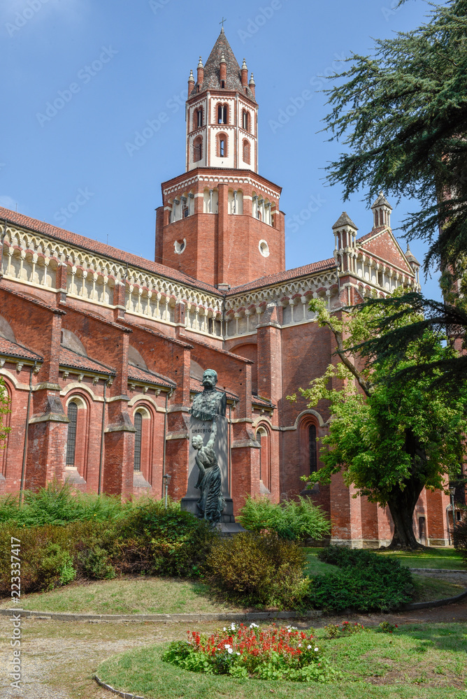 The Basilica of Sant'Andrea at Vercelli on Italy