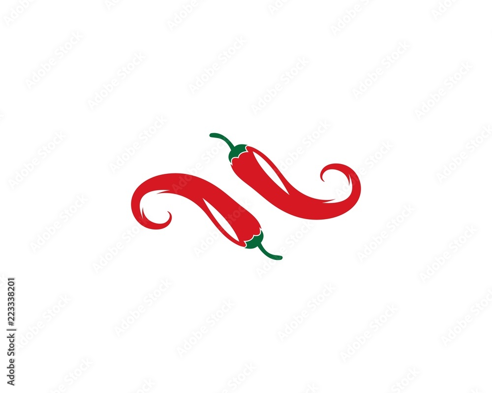 Fototapeta premium Chili logo vector