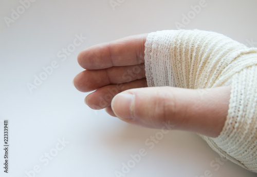 Tied hand sick and sore - Carpal inflammation photo