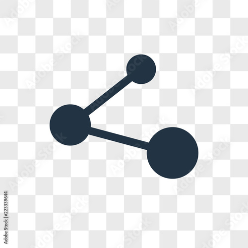 Nodes vector icon isolated on transparent background, Nodes logo design