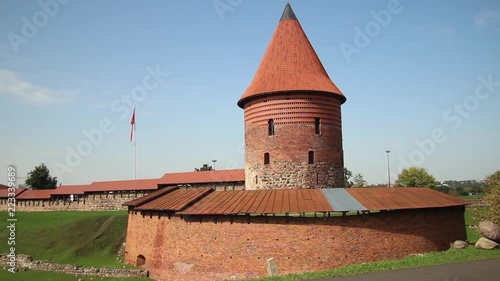 Medieval Castle in Kaunas, Lithuania photo