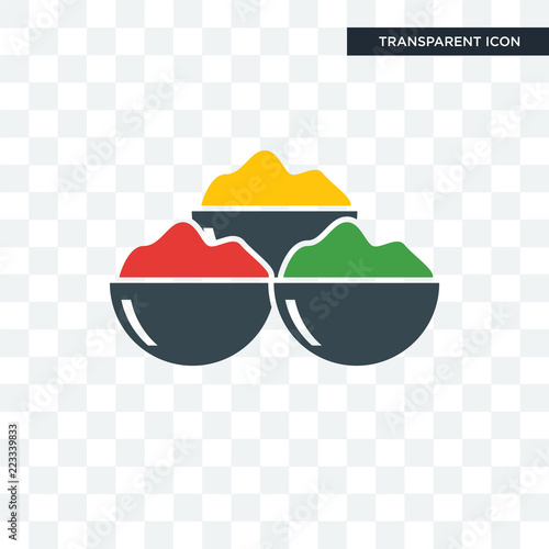 spice vector icon isolated on transparent background, spice logo design
