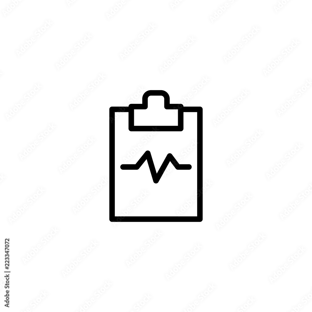 health report icon vector health report icon vector