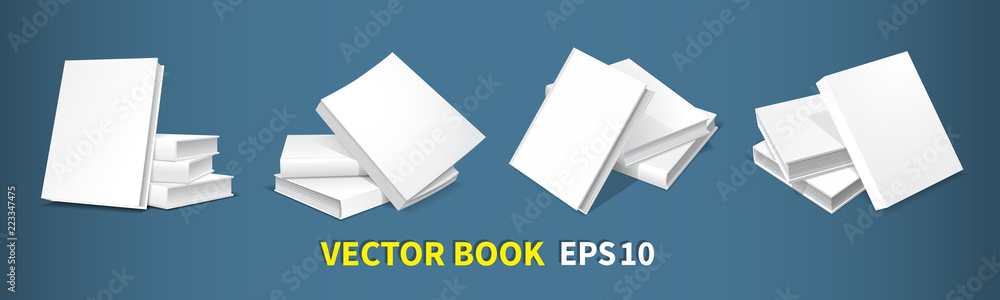 set of book-templates Stock Vector | Adobe Stock