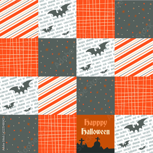 Happy Halloween background design vector illustration