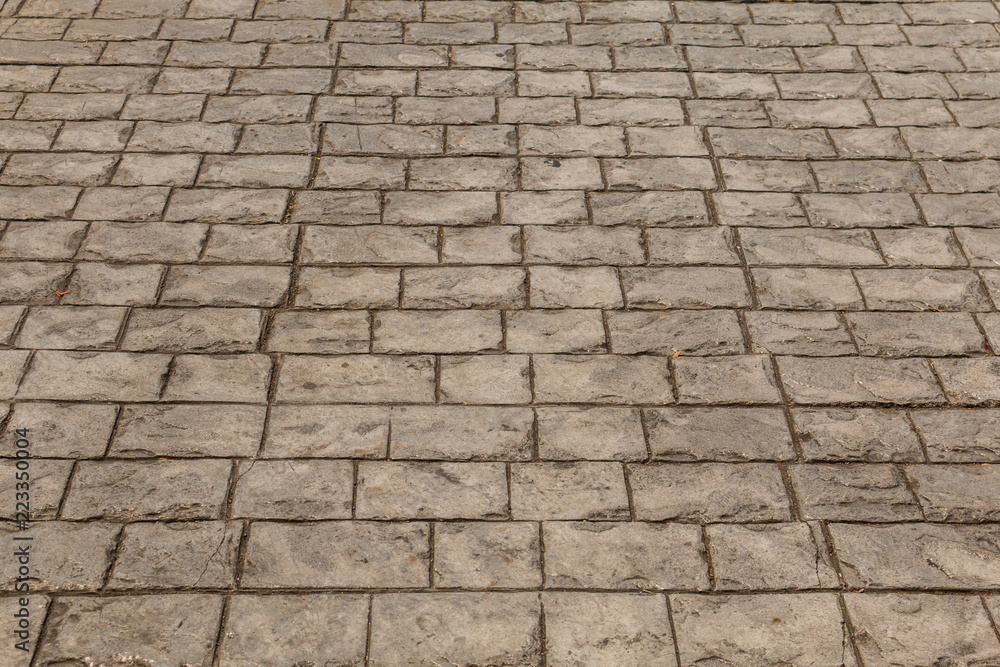 Cement brick floor Cement brick floor
