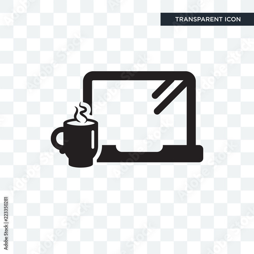 Morning Work vector icon isolated on transparent background, Morning Work logo design