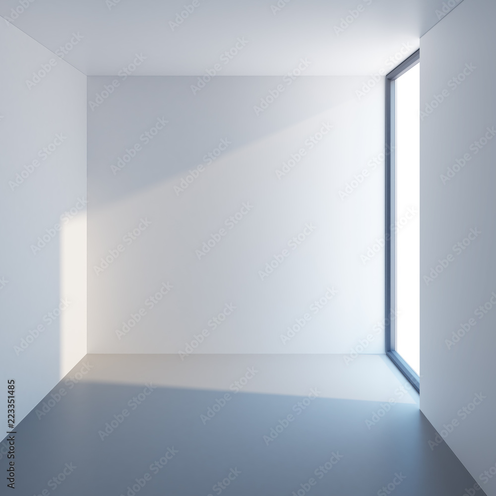 Obraz premium empty interior space, 3d rendering