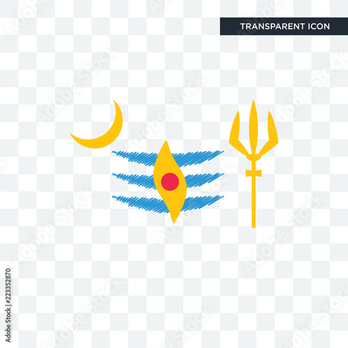 mahadev vector icon isolated on transparent background, mahadev logo design