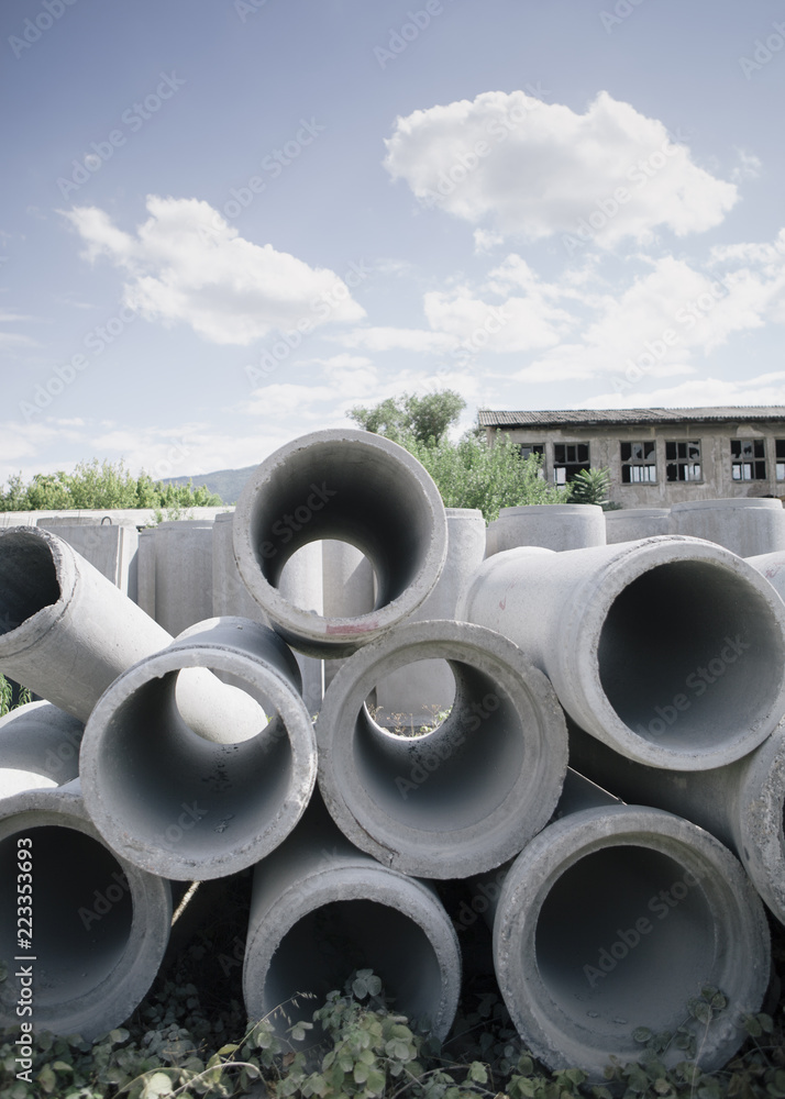 Concrete pipes 