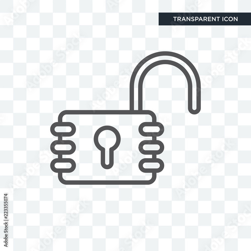 Open Access vector icon isolated on transparent background, Open Access logo design