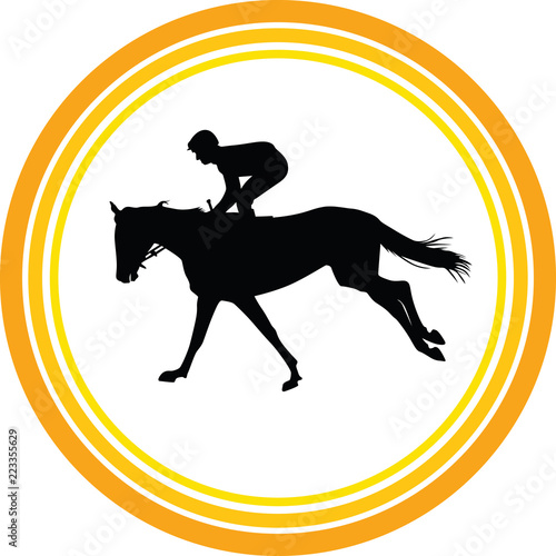 jockey riding a horse