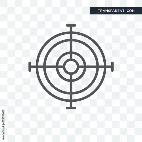 Arm Target vector icon isolated on transparent background, Arm Target logo design