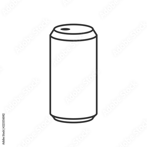 Beer can outline icon