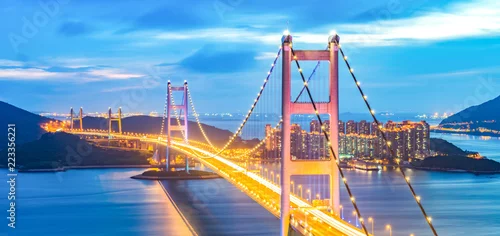 Obraz most Tsing Ma, Hong Kong