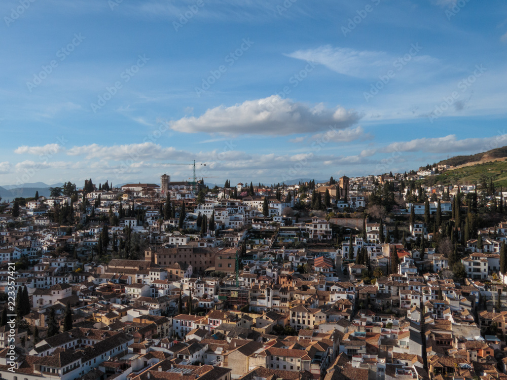 View of Granada from the Alhambra