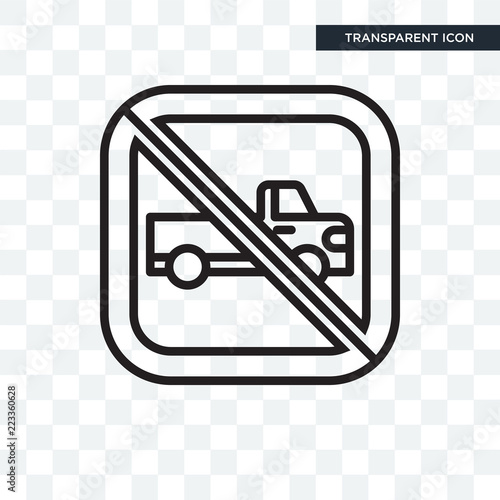 Delivery truck vector icon isolated on transparent background, Delivery truck logo design