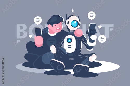 Chat bot helps man in his problem