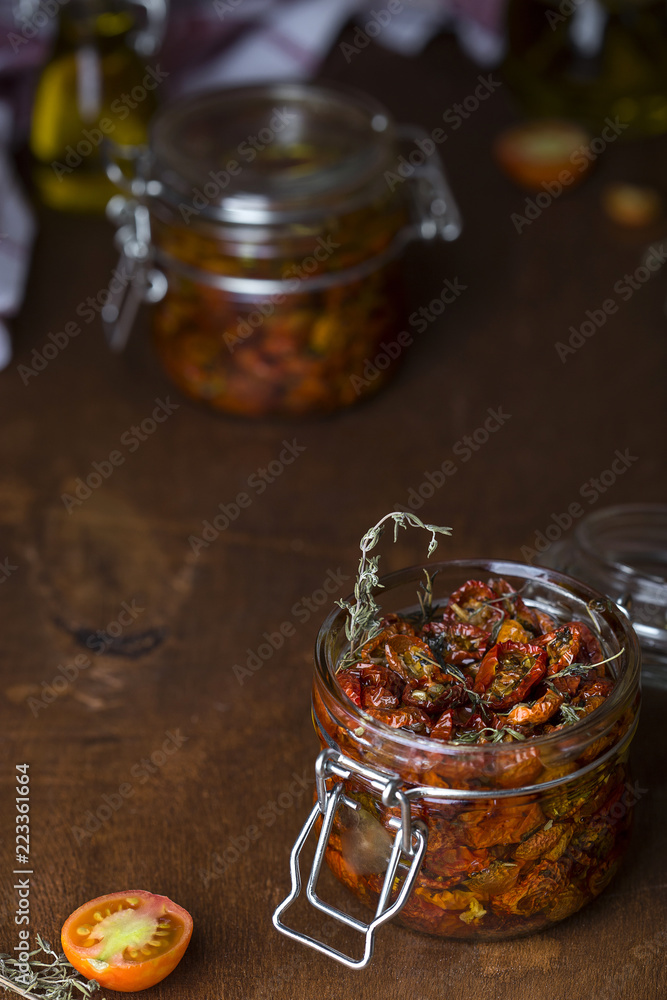 Sun dried tomatoes with herbs and spices Sun dried tomatoes with herbs and spices