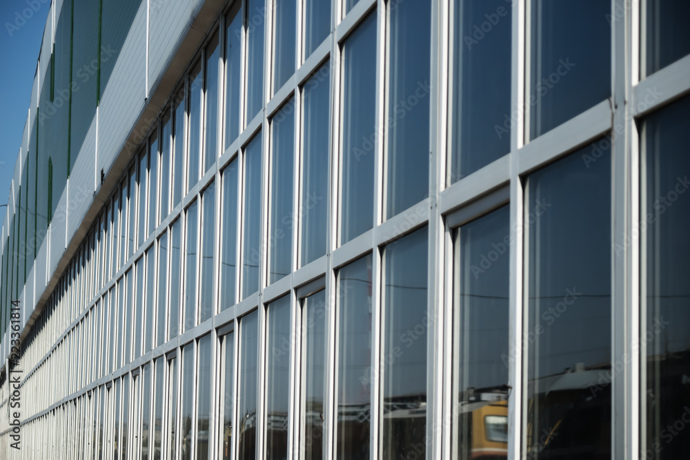 Fototapeta premium Office building Windows, modern architecture