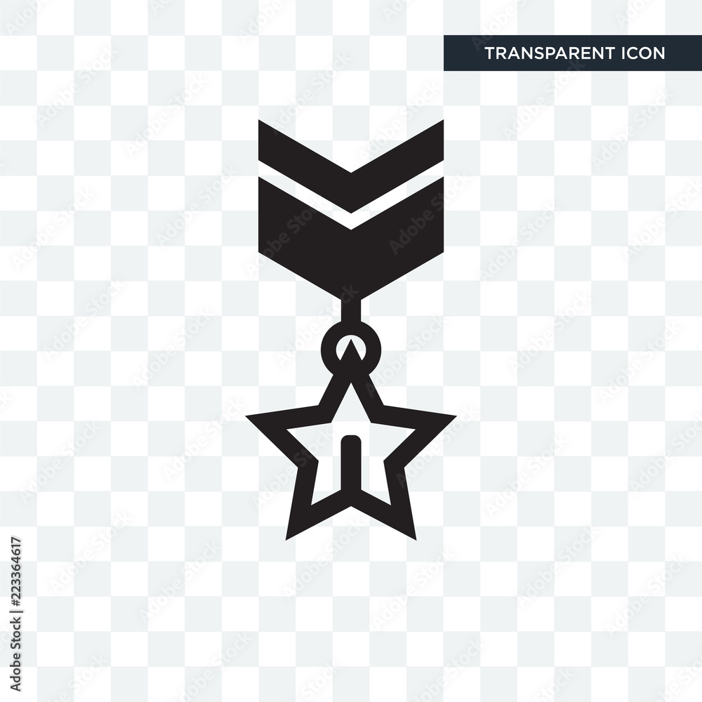Medal vector icon isolated on transparent background, Medal logo design Medal vector icon isolated on transparent background, Medal logo design