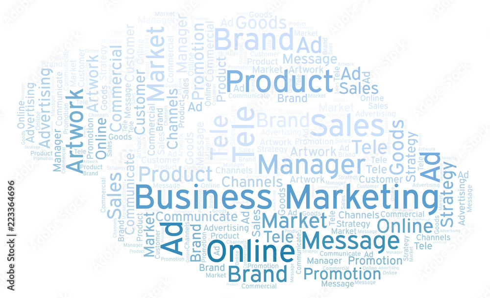 Word cloud with text Business Marketing. Word cloud with text Business Marketing.