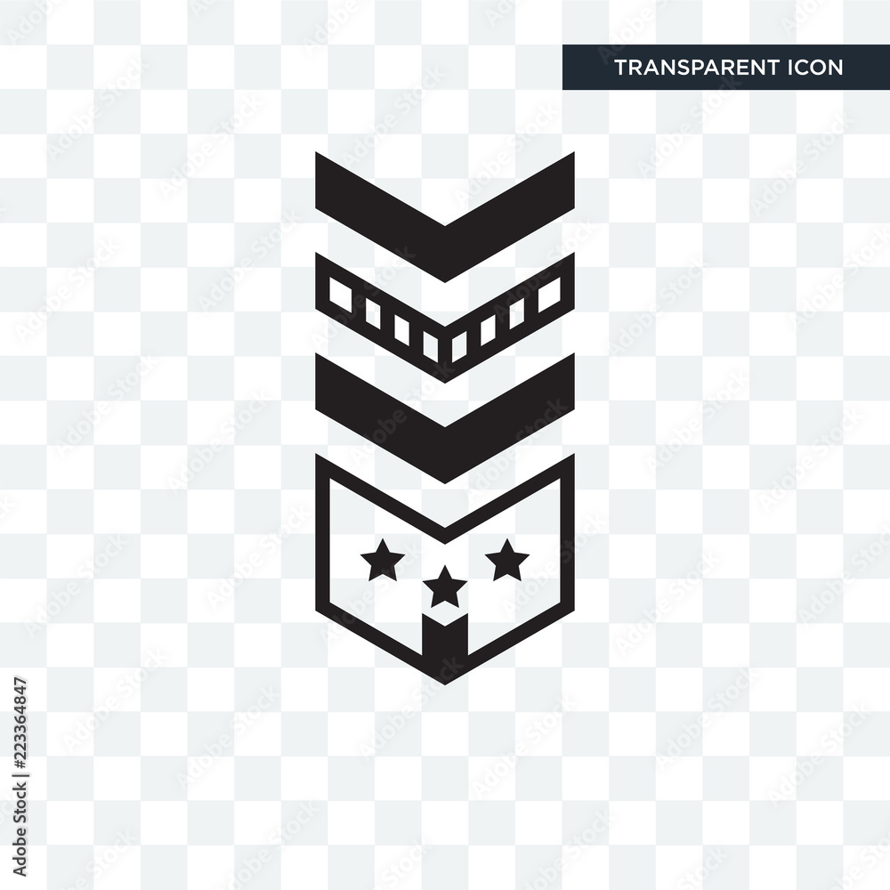 Chevron vector icon isolated on transparent background, Chevron logo